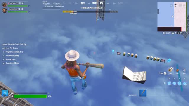 1v1 warm up — Fortnite Creative map cover art