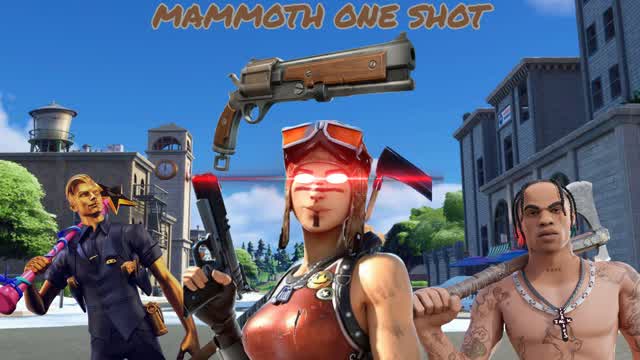 MAMMOTH ONE SHOT TILTED TOWERS — Fortnite Creative map