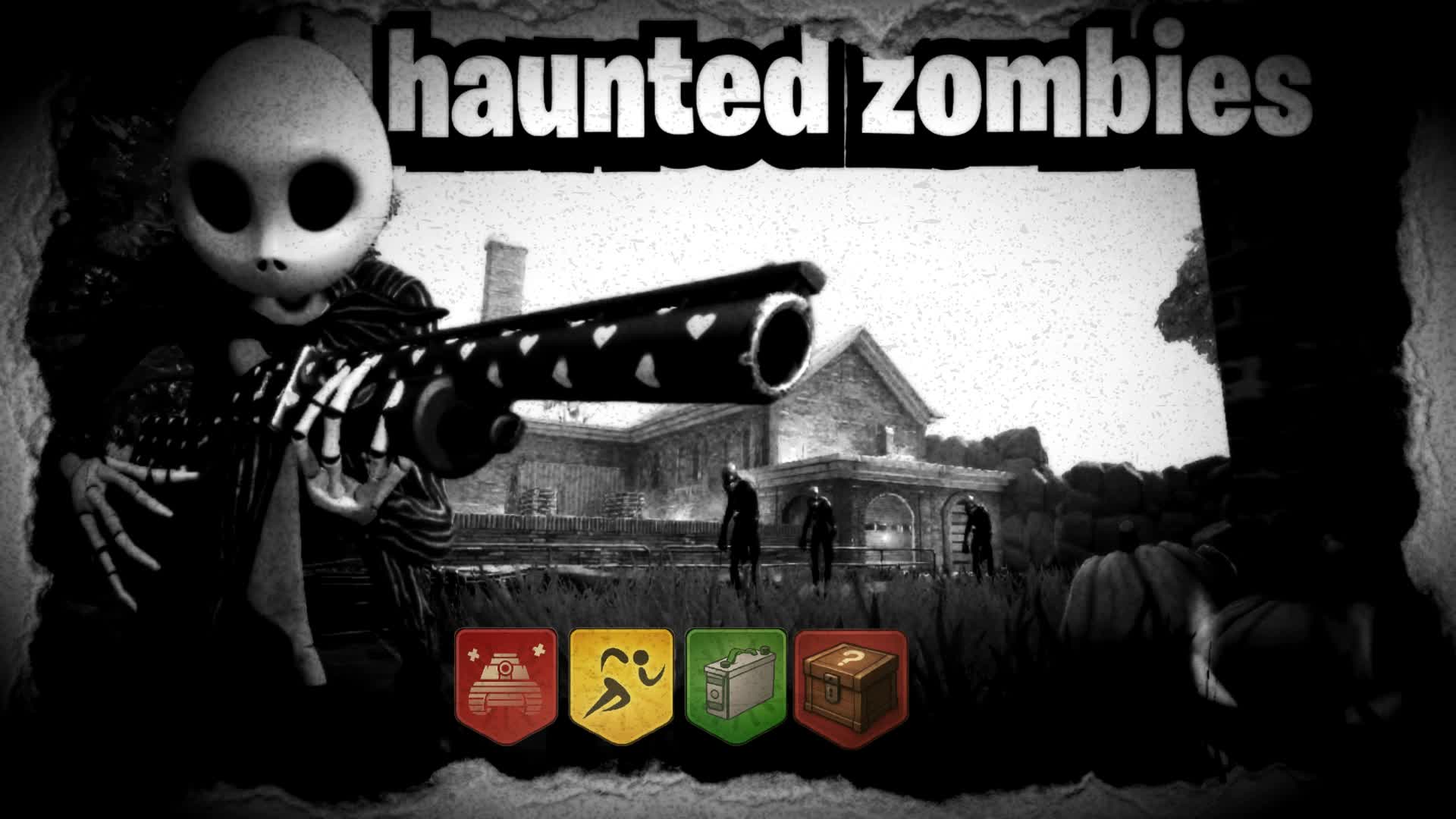 Haunted zombies — Fortnite Creative map