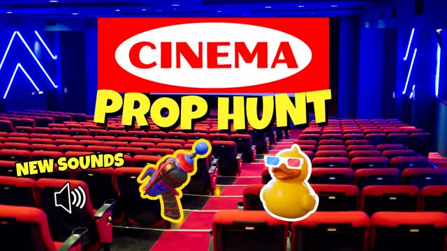 CINEMA PROP HUNT 🎞️ — Fortnite Creative map cover art
