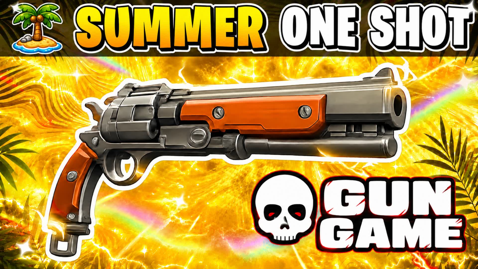 SUMMER GUN GAME 🏖️ ONE SHOT FFA 💀 BOT — Fortnite Creative map
