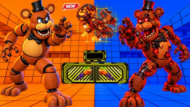 FREDDY RVB RED VS BLUE 🔴🔵 — Fortnite Creative map