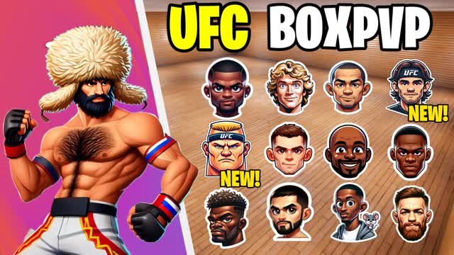 🥊 UFC Box Fight PvP 📦 — Fortnite Creative map cover art
