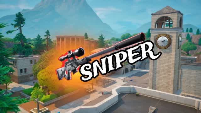 SNIPER ONE SHOTE — Fortnite Creative map cover art