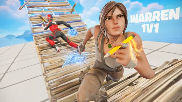 Warren 1v1 Build Fights — Fortnite Creative map