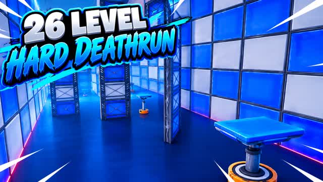 26 Level Hard Deathrun باركور صعب 🔥 — Fortnite Creative map