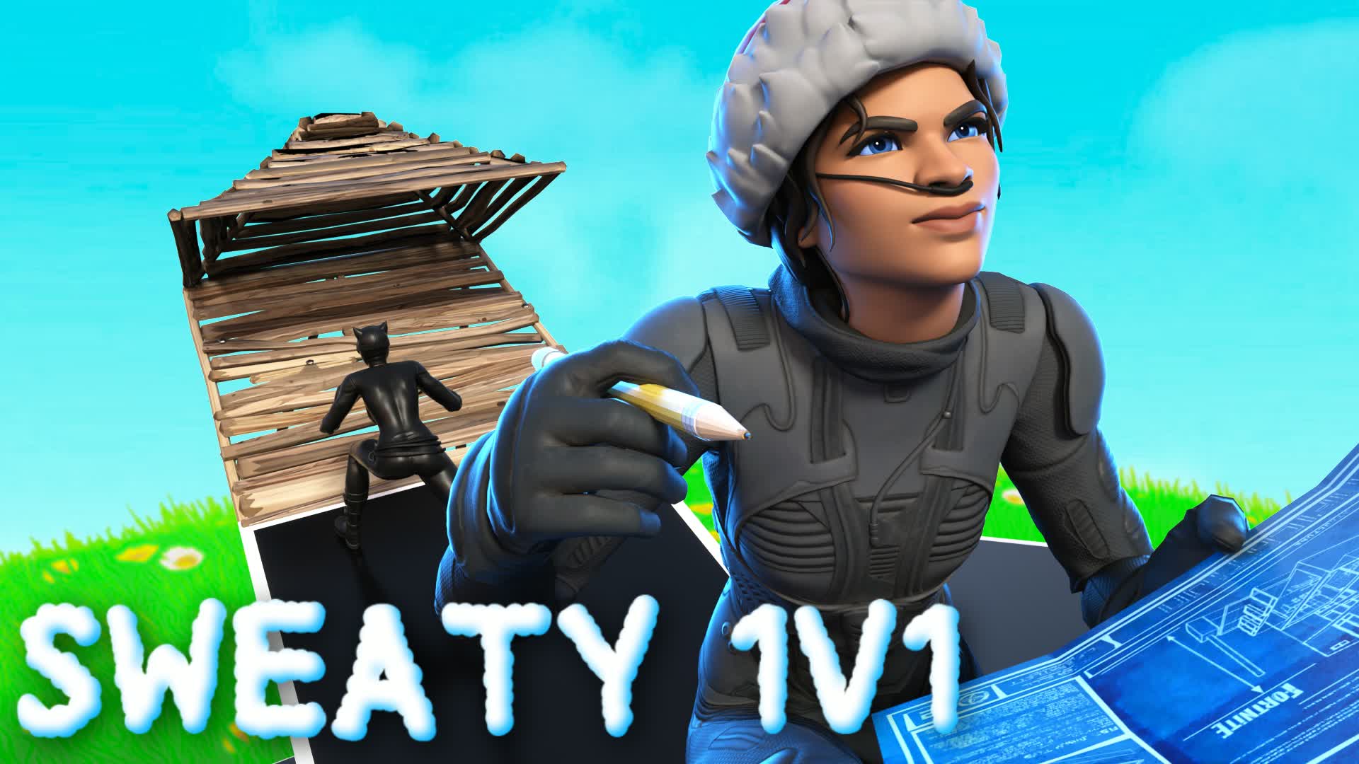 Sweaty 1v1 Build Fights [Simplistic] — Fortnite Creative map