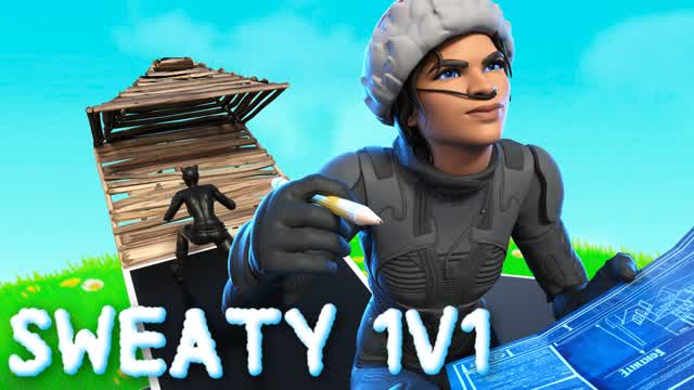 Sweaty 1v1 Build Fights [Simplistic] — Fortnite Creative map cover art