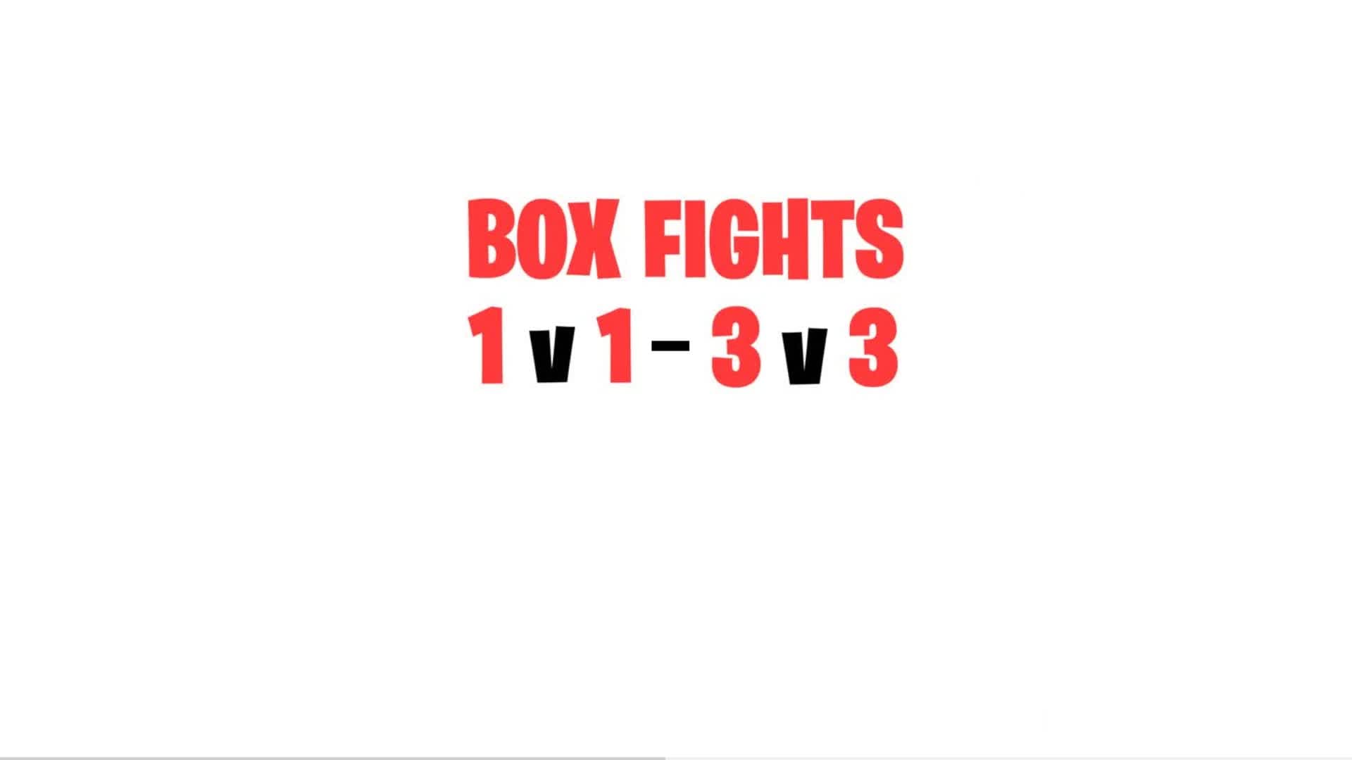Box fight [1v1-3v3] 📦 — Fortnite Creative map