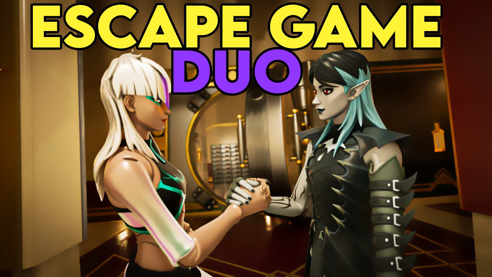 DUO ESCAPE GAME 🕵️‍♂️ — Fortnite Creative map