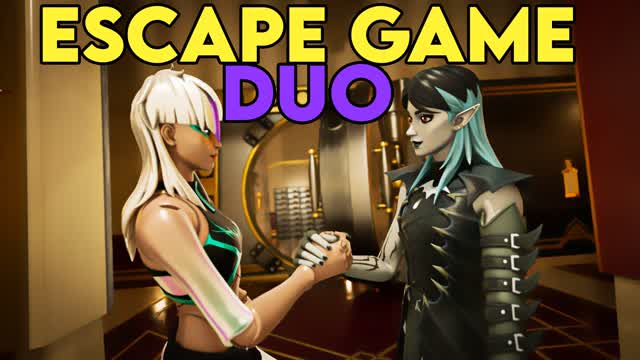 DUO ESCAPE GAME 🕵️‍♂️ — Fortnite Creative map cover art