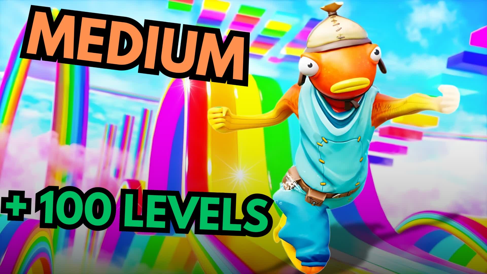 RAINBOW DEATHRUN🌈​ — Fortnite Creative map