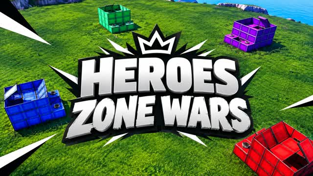 HEROES ZONE WARS💎O S — Fortnite Creative map cover art