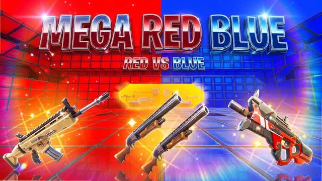 The Mega RED VS BLUE — Fortnite Creative map