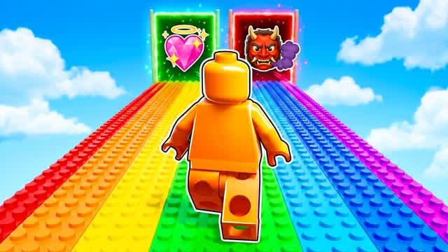 EASY BRICK OBBY 🌈 — Fortnite Creative map