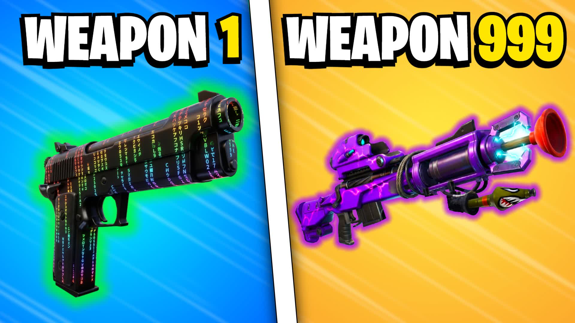 😎 GUN GAME 🔫 BLOPA ONE SHOT — Fortnite Creative map