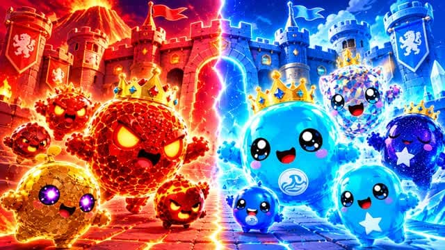 🌈 Red vs Blue 🏆 Color Clash — Fortnite Creative map cover art