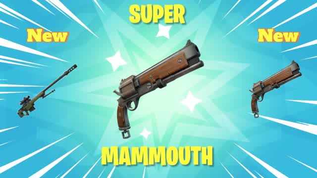 SUPER⭐ MAMOUTH ONE SHOT MMY✨ — Fortnite Creative map cover art