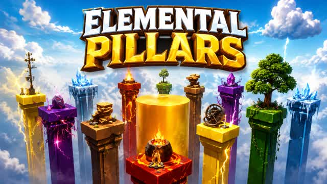 ELEMENTAL PILLARS! — Fortnite Creative map