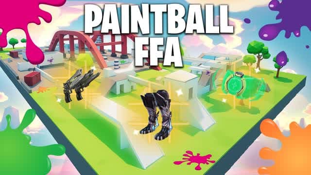 PAINTBALL FFA🔫 — Fortnite Creative map cover art