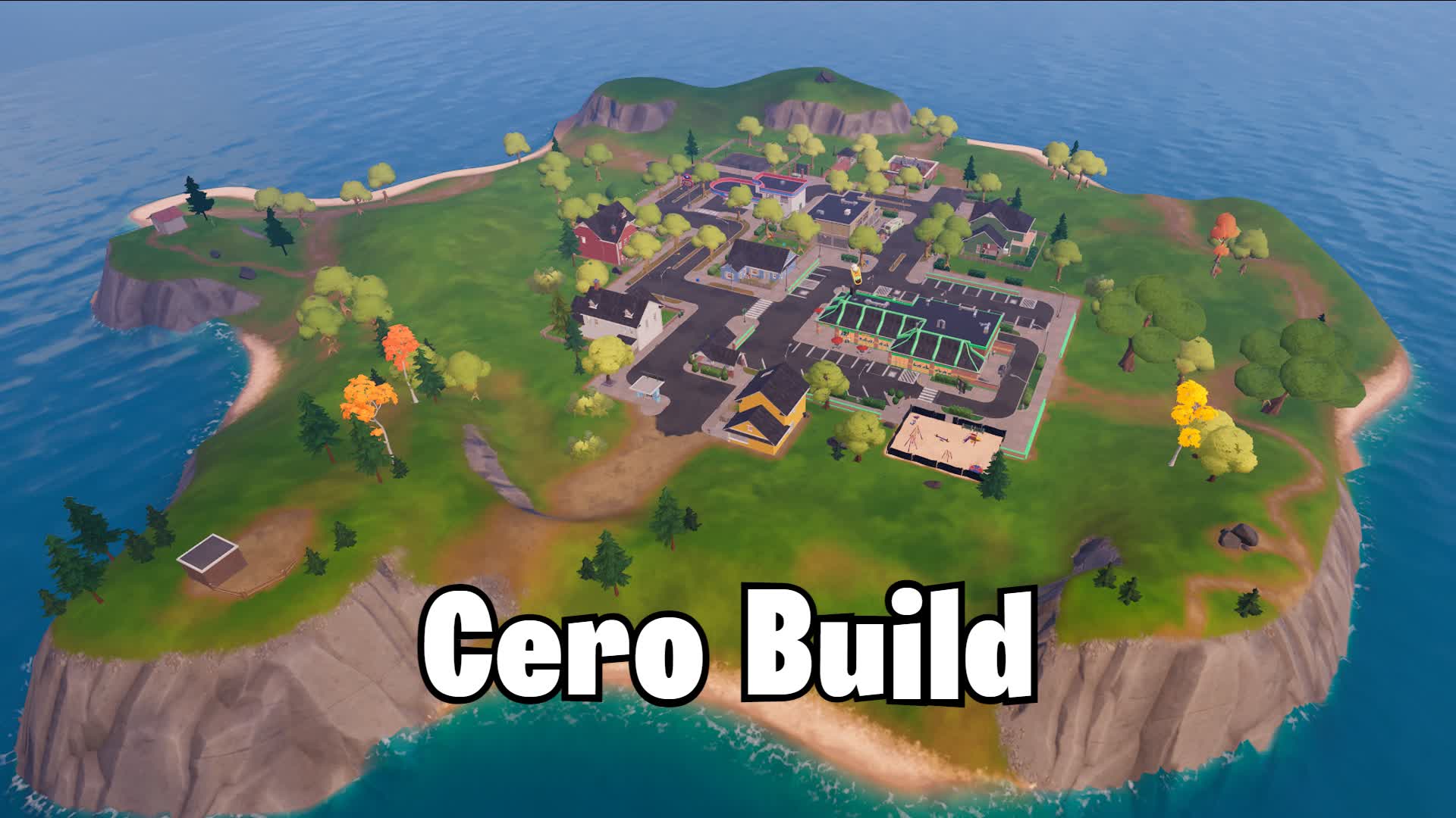 Greasy Grove Cero Builds Zone wars — Fortnite Creative map