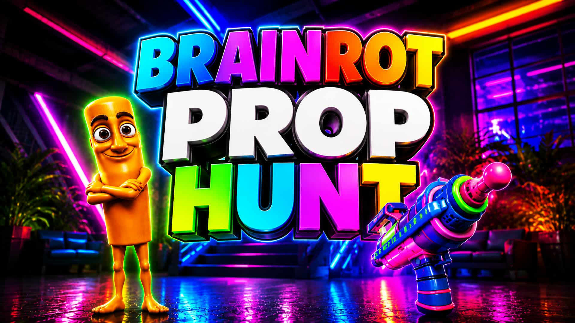 🐤Brainrot Prop Hunt Tung Tung🐤 — Fortnite Creative map