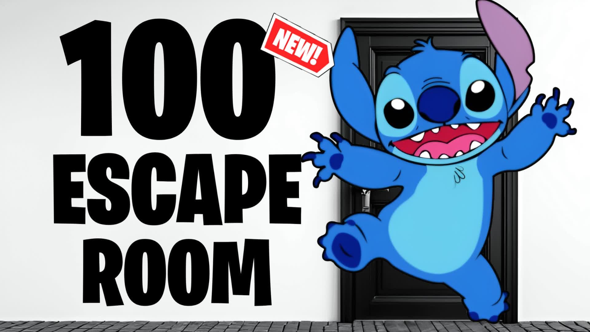 100 STITCH ESCAPE ROOM — Fortnite Creative map