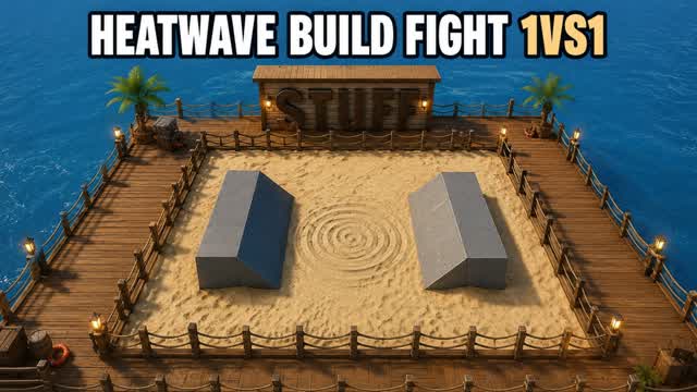 Heatwave Build Figh 1VS1 — Fortnite Creative map cover art