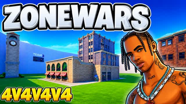 ZONE WARS TILTED CUBE 🚀 — Fortnite Creative map