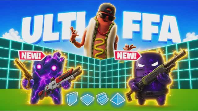 ULTI FFA PIT - ALL GUNS AND ITEMS — Fortnite Creative map cover art