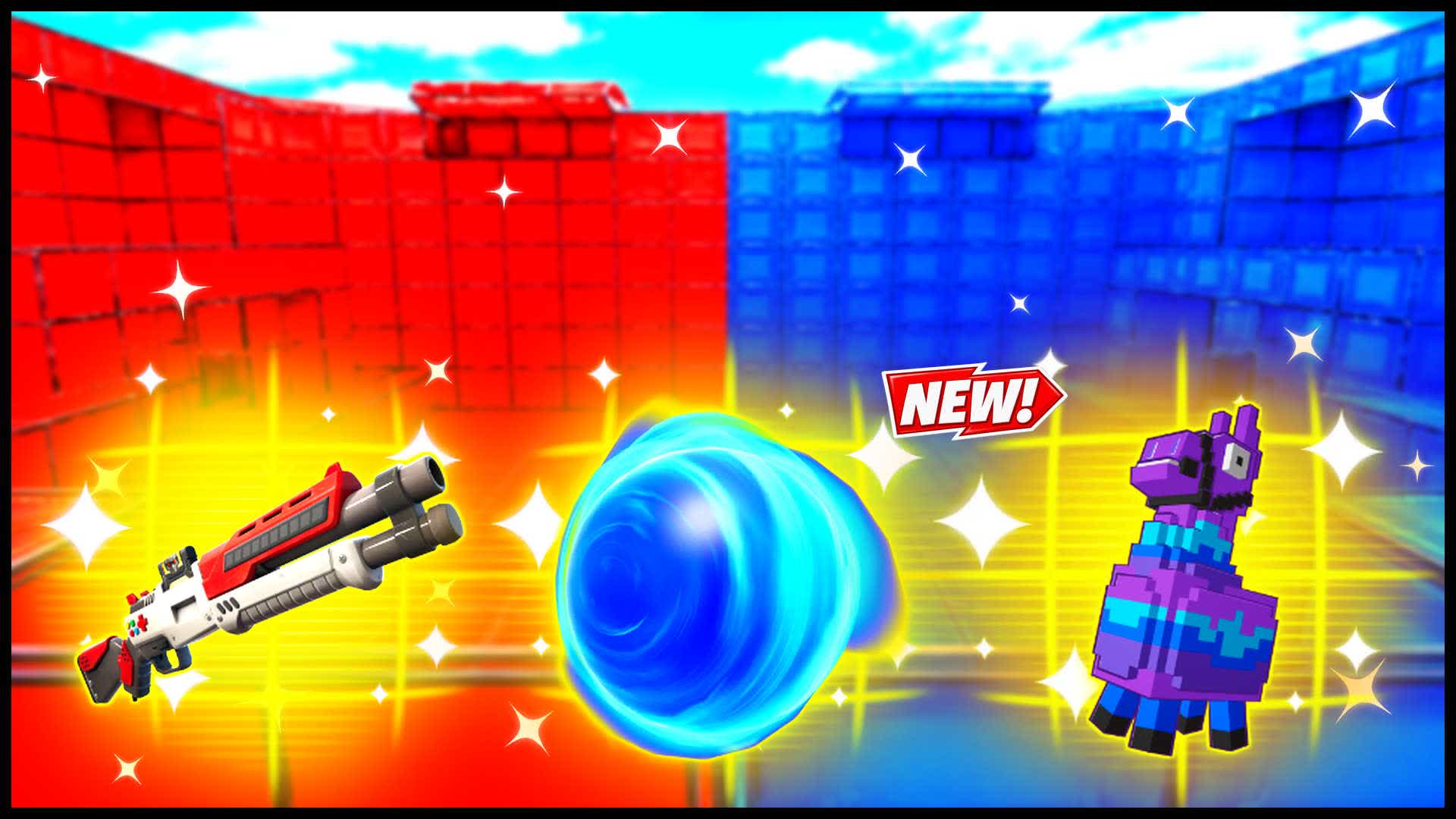 RED VS BLUE ONE INTENT 🔴🔵 — Fortnite Creative map