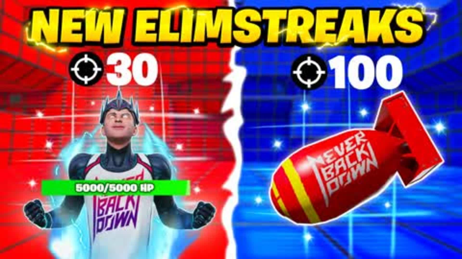 Red vs Blue Minigames — Fortnite Creative map