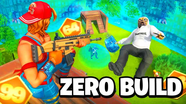 ZERO BUILD INFINITE ZONE WARS — Fortnite Creative map cover art