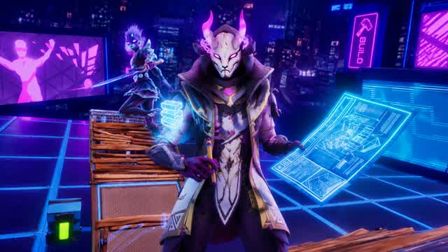 ROOFTOP 1V1 BUILD FIGHTS 🏢 — Fortnite Creative map