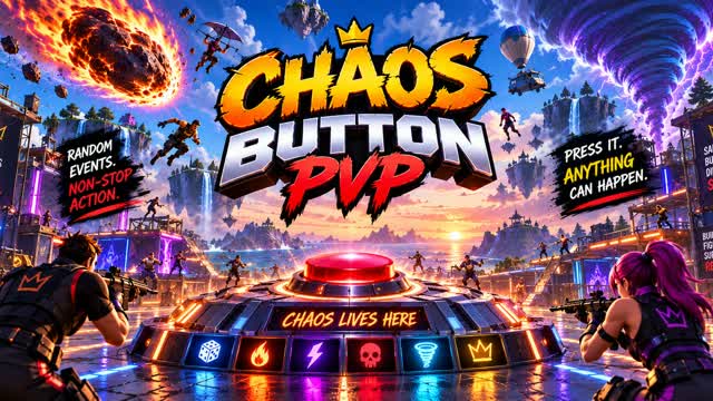 CHAOS BUTTON PVP — Fortnite Creative map