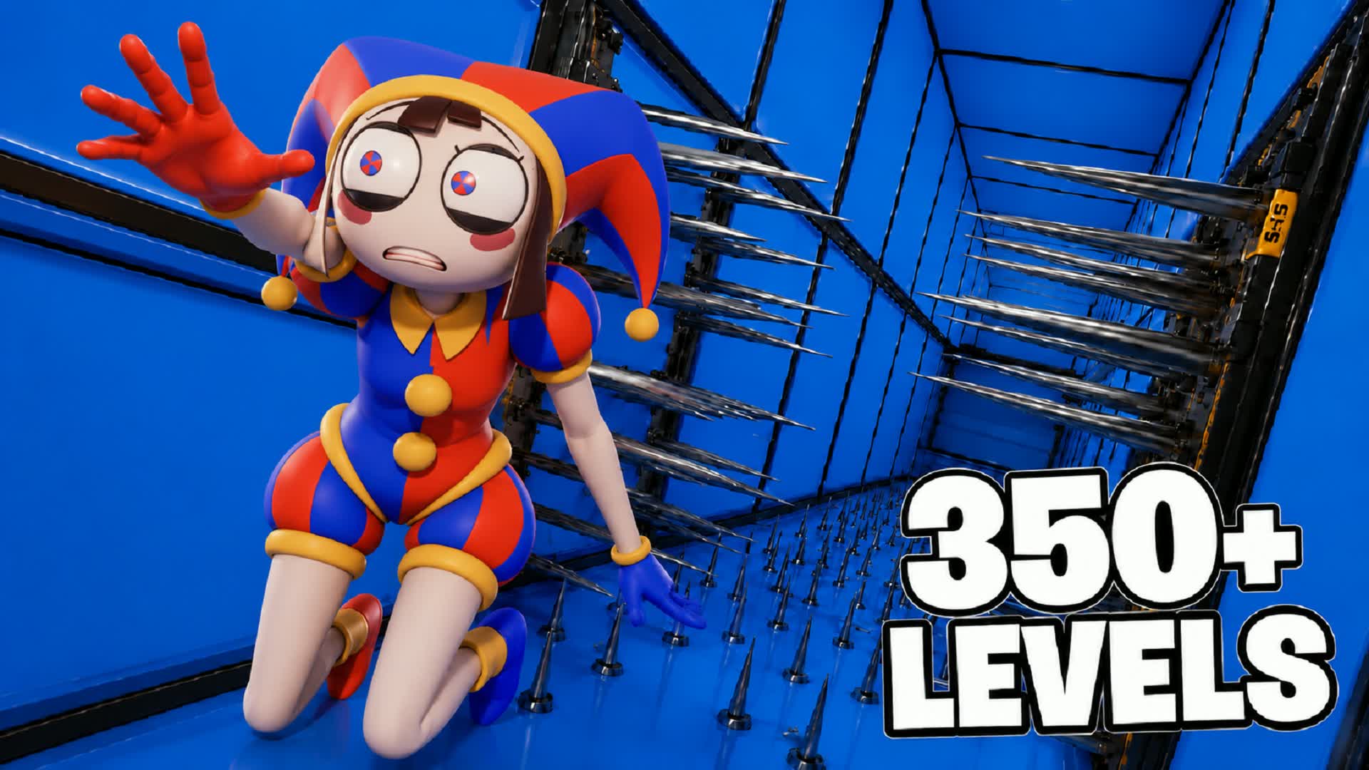EASY PARKOUR DEATHRUN 350+LEVELS — Fortnite Creative map