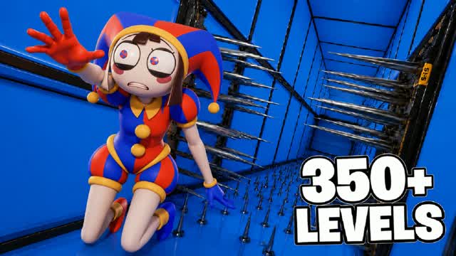 EASY PARKOUR DEATHRUN 350+LEVELS — Fortnite Creative map