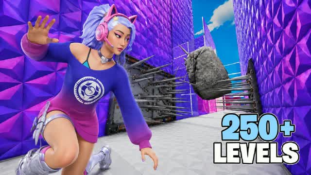 C6 BRO PARKOUR 250+ LEVELS — Fortnite Creative map cover art