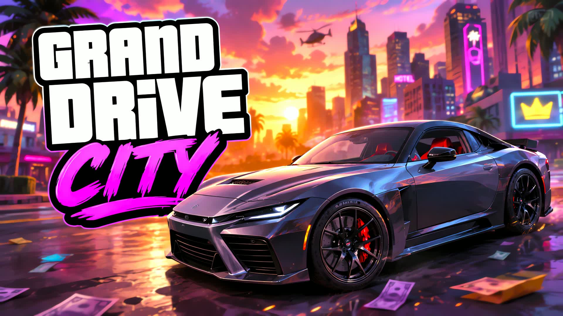 Grand Drive City — Fortnite Creative map