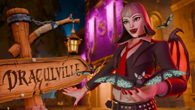 🧛‍♂️ Draculville Fashion Show🌴 — Fortnite Creative map cover art