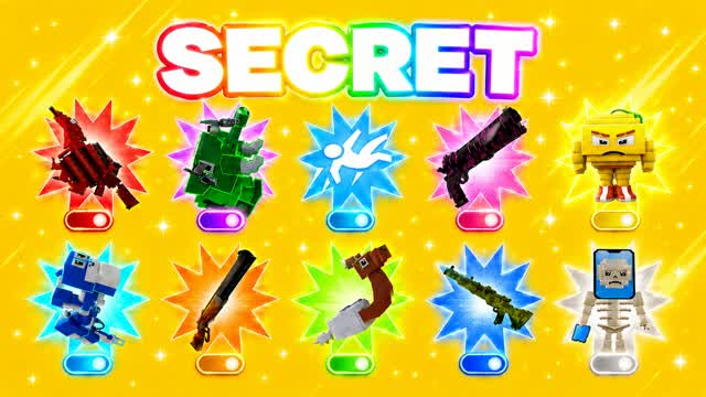 BATTLE RVB SECRET BRAINROT GUN & RIDES — Fortnite Creative map