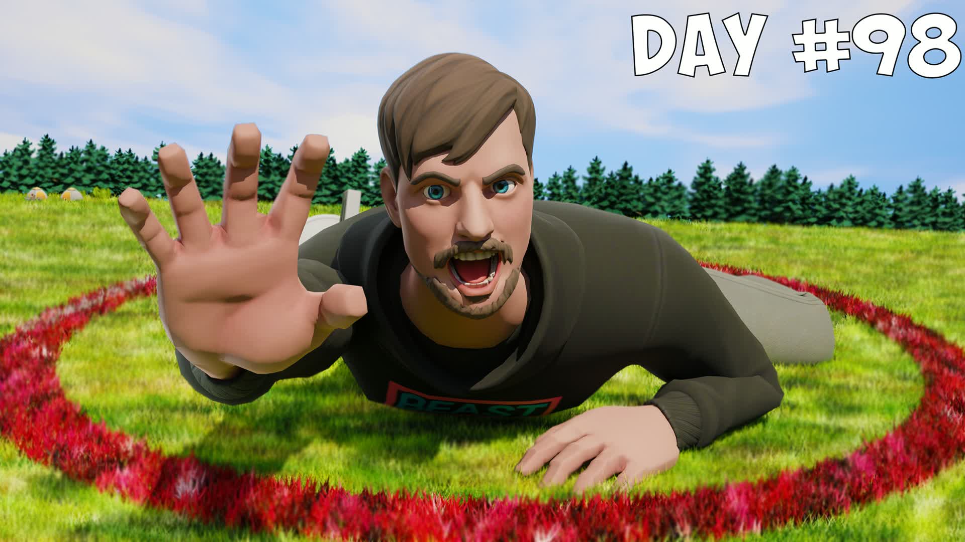 SURVIVE 100 DAYS IN CIRCLE — Fortnite Creative map