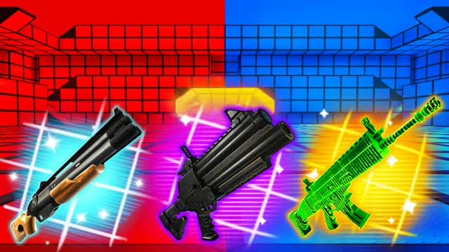 BEST RED VS BLUE 🔴🔵 RVB — Fortnite Creative map cover art