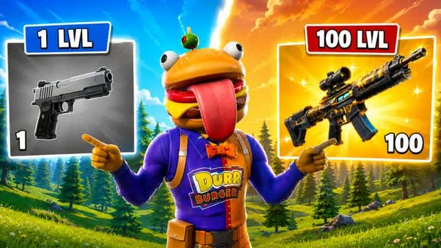 🍔 DURR BURGER 🍔 — Fortnite Creative map cover art
