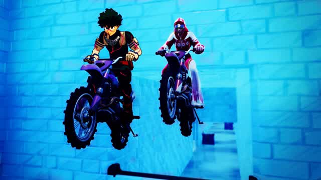 MOTOCROSS DEATHRUN — Fortnite Creative map cover art