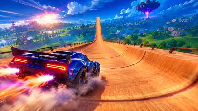 DRIVING A CAR — Fortnite Creative map