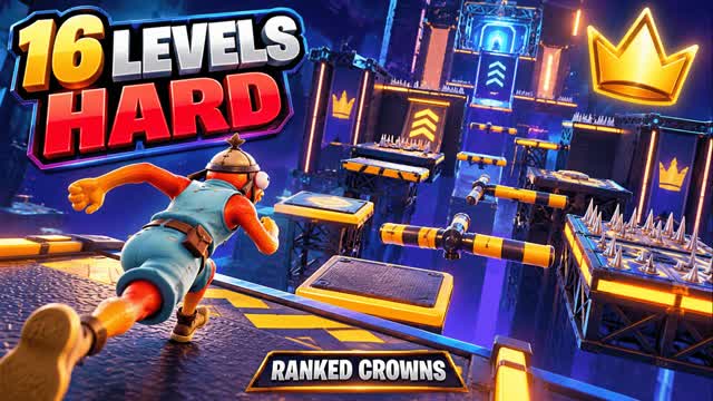HARD PARKOUR⭐1667 DEATHRUN الباركور — Fortnite Creative map cover art