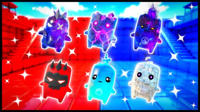 BLUE VS RED PHANTOM WAVE 🔵🔴 — Fortnite Creative map cover art