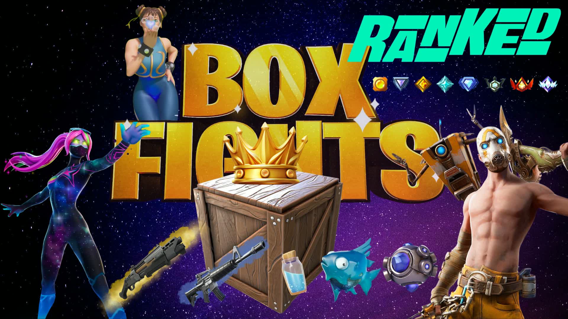 Box Fight Mrsherlock — Fortnite Creative map