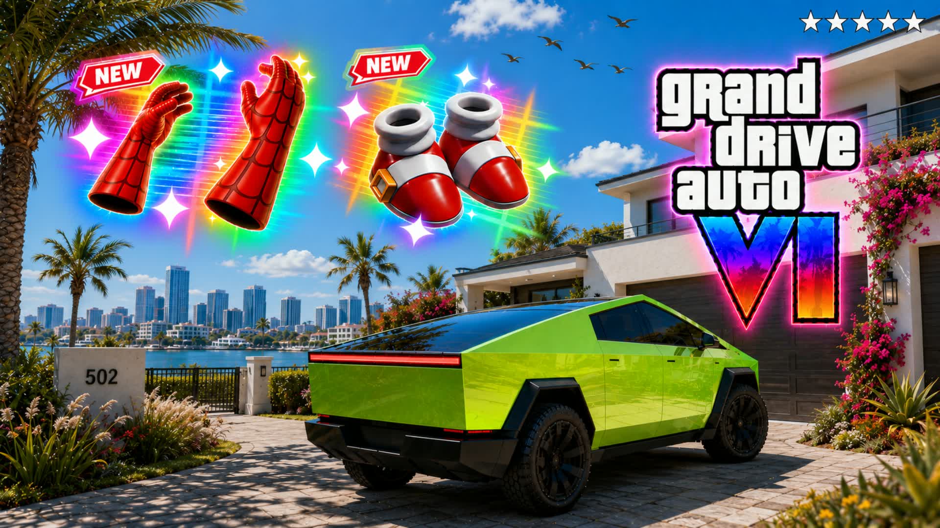 GDA VI ][][][GRAND DRIVE AUTO VI [][]!!! — Fortnite Creative map